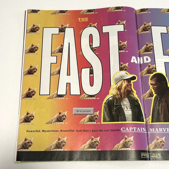 Entertainment Weekly March 8 2019 Captain Marvel Brie Larson Oscars Good Fight - Picture 5 of 12